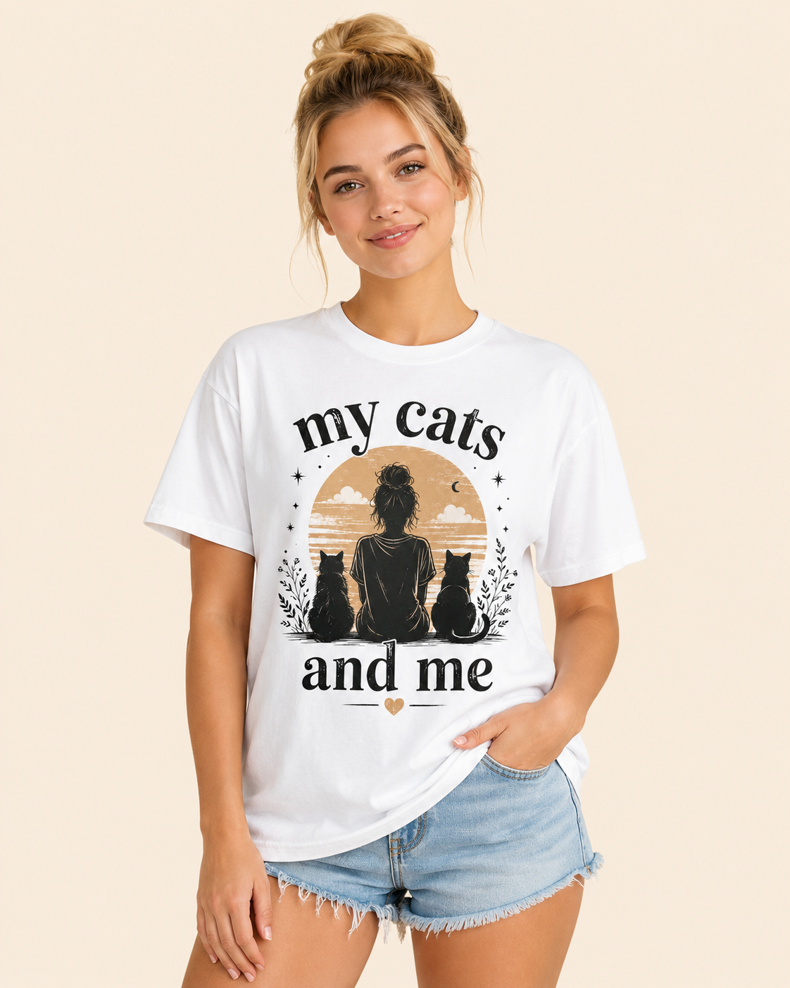 My Cats and Me  Comfort Colors T-Shirt